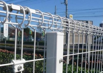 China Ornamental Double Loop Roll Top Fencing Pvc Powder Coated 2.0m Height for sale