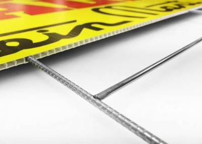 中国 Hot Dipped Galvanized H Frame Wire Stakes For Yard Sign Metal Sign 販売のため