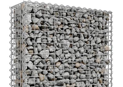 China 80 X 80mm Iron Wire 195 Welded Gabion Mesh Square Garden Edging for sale