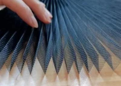 China Polyester 90gsm Pleated Insect Screen For Windows for sale