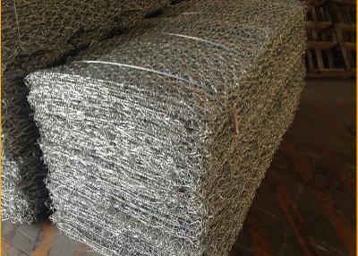 China Concrete Blanket 6 X 2 X 1 M Welded Wire Gabion Baskets Hexagonal For Wall Construction for sale