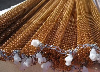 China Gold Stainless Steel Decorative Metal Mesh Diamond Shape For Curtain Or Decoration for sale