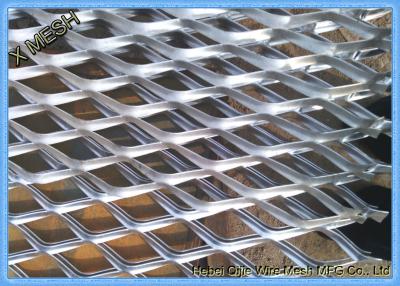 China Diamond Hole Aluminum Flattened Expanded Sheet 1.2 X 2.4m Nature Surface for sale