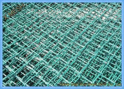 China ASTM A392 Colored Chain Link Fence Mesh Roll Polymer Coated For Engineerings for sale