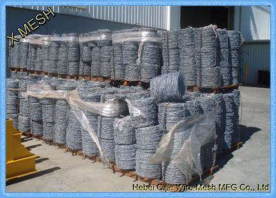 China Border Security Protection Galvanized Barbed Wire Steel ASTM Standards for sale