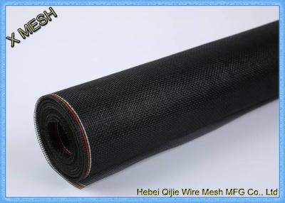 China Black Fiberglass Insect Screen Mesh Netting 18X16 Mesh Count For Windows for sale