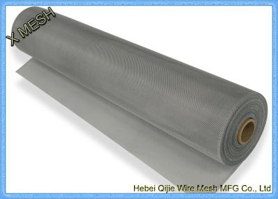 China Anodized Aluminium Insect Screen Mesh 1 X 30 M Roll Epoxy Coating Silver White Color for sale