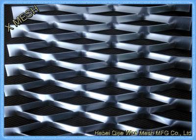 China Flattened Heavy Gauge Expanded Metal Mesh Fabric  Raised Surface 1.2x2.4 M Size for sale