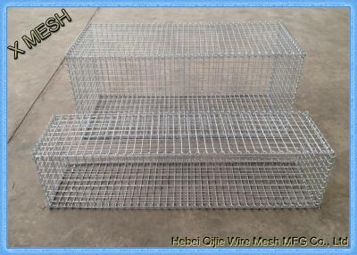 China DIN EN ISO 17660 Galvanisierte Gabions-Körbe Zaun-hochlegierte Stahldrähte zu verkaufen
