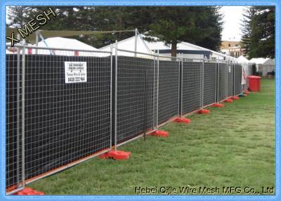 China Hot Dipped Galvanized Temporary Mesh Fencing , Heavy Duty Portable Fence Panels for sale