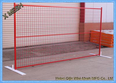 China Powder Coated Temporary Mesh Fencing Low Carbon Steel Wire 8FT X 10FT Mesh Panel for sale