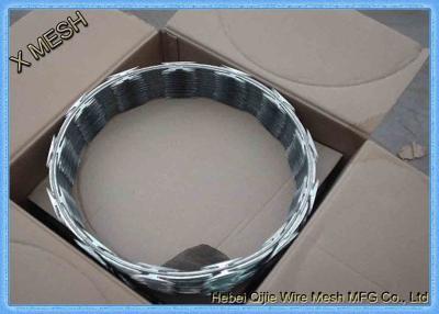 China Heavy Duty Galvanized Barbed Concertina Barbed Tape Razor Wire for sale
