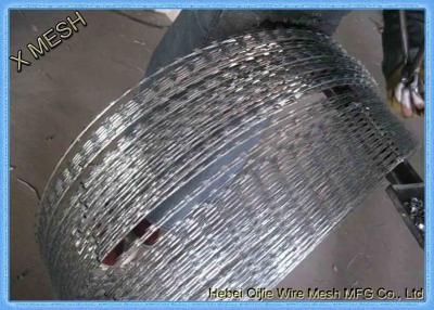 China BTO22 Type High Tensile Barbed Wire , Welded Barbed Concertina Wire 75*150mm for sale