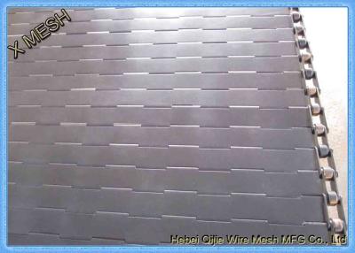 China Echada profesional de la correa 50.8m m de la malla del tablero de la cinta transportadora del acero inoxidable en venta