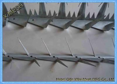 China Anti Climb Wall Spikes Security / Burglar Proof Fence Spikes Easy To Install for sale