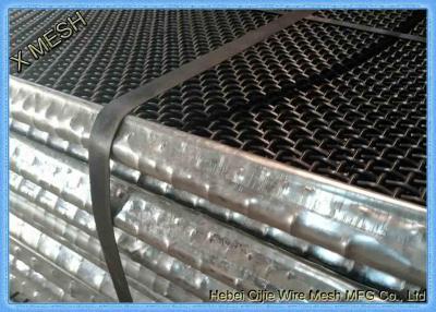 China Heavy Duty Crimped Vibrating Screen Wire Mesh , Sand Screen Mesh 0.8 - 8 Mm Aperture for sale