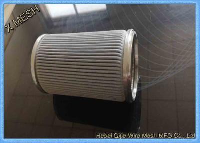 China Stainless Steel Woven Mesh Filter Media Corrosive Liquids Filter Cartridge for sale