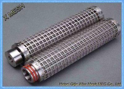 China 304 316 Stainless Steel Metal Wire Mesh Polymer Filter Elment High Temperature for sale