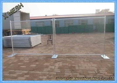 China Hot Dipped Galvanized Site Security Temporary Mesh Fencing 2.4x2.1m Size AS 4687 Standard for sale