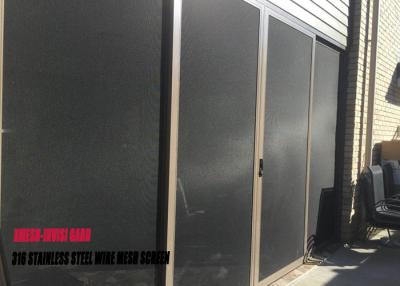 China Black Stainless Steel Fly Screen Mesh Powder T revestido 316 0.9 Mm X 10 Mesh à venda