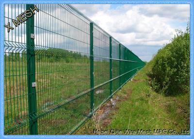 China Pvc Coated Wire Mesh Fence Panels , Metal Wire Fence Mesh Size 50*200mm for sale
