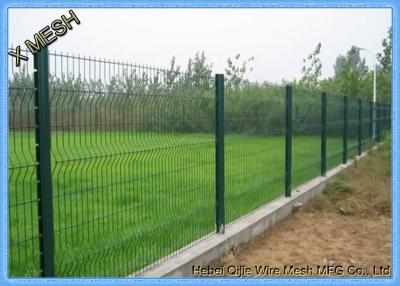 China Powder Coated Wire Mesh Fence Panel Welded Metal Curved For Garden for sale