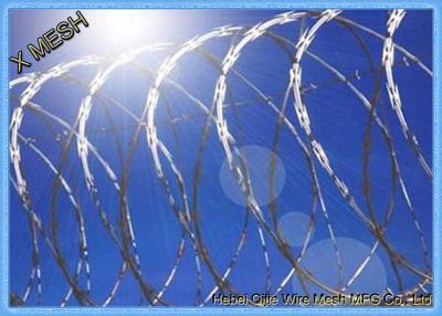 China Hot Dipped Galvanized BTO22 Razor Wire Builds Better Security Barrier Fencing for sale