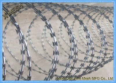 China Stainless Steel Cbt-60 Crossed Razor Wire Security Fence with Clips for sale