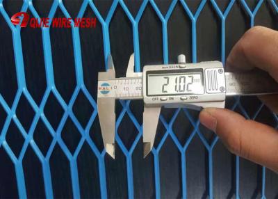 China Expanded Metal Wire Mesh Screen / Plastic Coated Aluminium Mesh For Decoration for sale