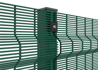 China 358 Anti - Climb High Security Welded Wire Mesh Fence Galvanized And Powder Coating for sale