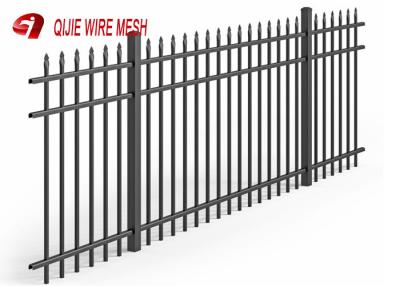 China Black Wire Mesh Fence Panels Aluminium Spear Top Fencing For Residential Use for sale