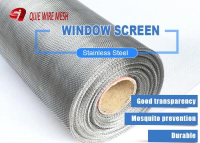 China 11 Mesh * 0.8mm Wire Security Fly Screen Mesh For Aluminum Window Screening for sale