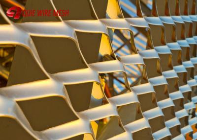 Китай Гальванизированная архитектурноакустическая сетка металла, расширенная аттестация СГС экрана сетки для здания фасада продается
