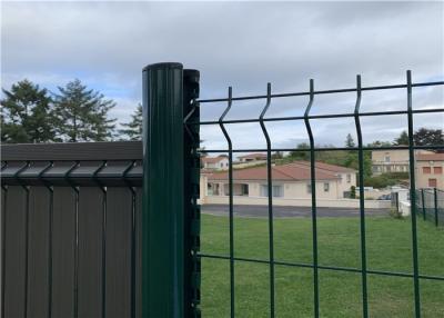 China 3D Curved PVC Coated Steel Wire Mesh Protecting Fence Panels For High Security for sale
