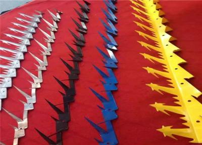 China Hot Dipped Galvanized Steel Anti Climb Wall Spikes 120mm for sale