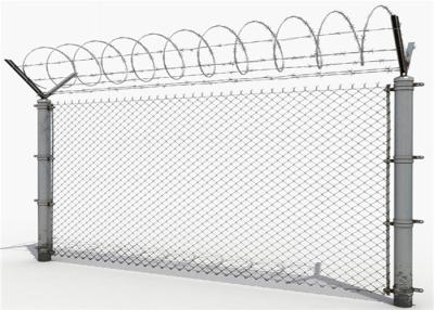 China 6ft X 50ft 9 Gauge 1.2m Industrial Chain Link Fencing for sale