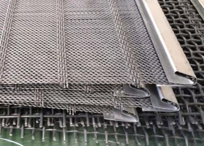 China 65mn High Tensile Strength 6mm Woven Vibrating Screen Mesh Wear And Abrasion Resistance for sale