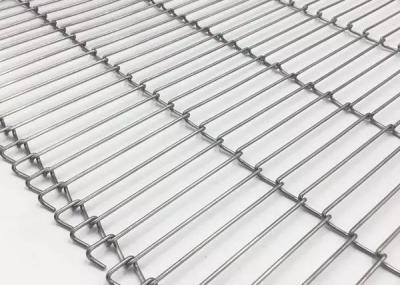China Food Processing Stainless Steel Wire Flat Chain Link Mesh Conveyor Belt for sale