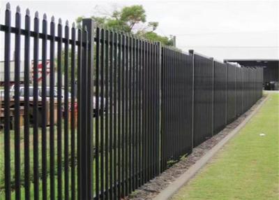 China An der Wand befestigter Garten-Zaun-High Tensile Security-Vierkantrohr-Eisen-Stahlzaun zu verkaufen