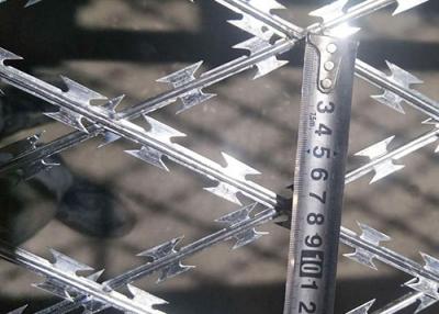 China Hot Dipped Galvanized Razor Barbed Wire for Prison Protect Fence for sale