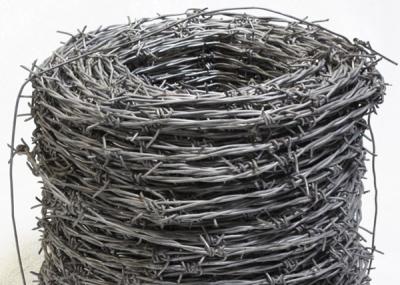 China 18 Gauge 4 Point 2 Strand Galvanized Barbed Wire Coils 20kg Coil for sale