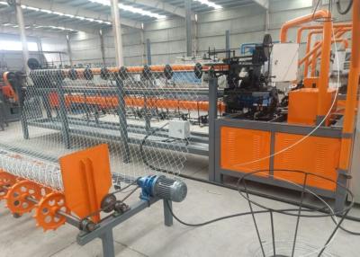 China Plc Single Wire Chain Link Fence Machine Galvanized Automatic for sale