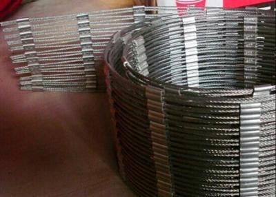 Κίνα Το εύκαμπτο Χ τείνει το πλέγμα σχοινιών χάλυβα 1.2mm για το κιγκλίδωμα προς πώληση