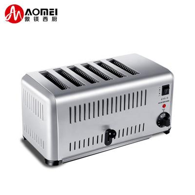 China 2500W Power Stainless Steel 6-Slice Toaster Breakfast Machine with ' Needs in Mind for sale