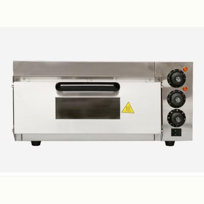 China Outlet Single Deck Stainless Steel Commercial Electric Bakery Pizza Oven 2023 Design for sale