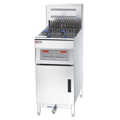 China FEF-101 Industrial Stainless Steel Electric Deep Fryer with Computer and Oil Filter for sale