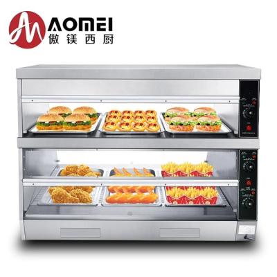 China Electric Stainless Food Warming Showcase with 45kg Capacity and Adjustable Temperature for sale