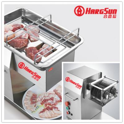 China Máquina 500kg/H do cortador da carne do anúncio publicitário da espessura 3mm para o supermercado à venda