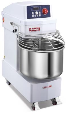 China Frequency Convertor Spiral Dough Mixer 30L 12kg Heavy Duty Pizza Dough Mixer for sale