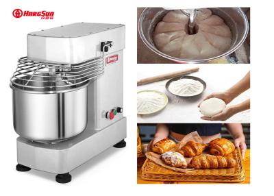 China Stainless Steel 5kg Small Spiral Mixer Machine Bakery With safety cover for sale